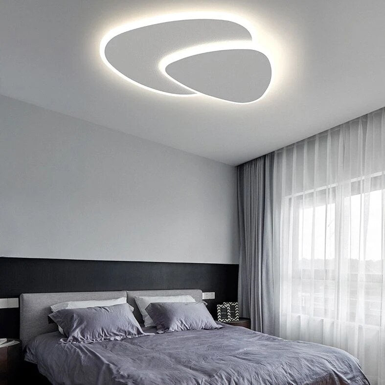 Plafonnier – lustre blanc moderne pour salon et chambre