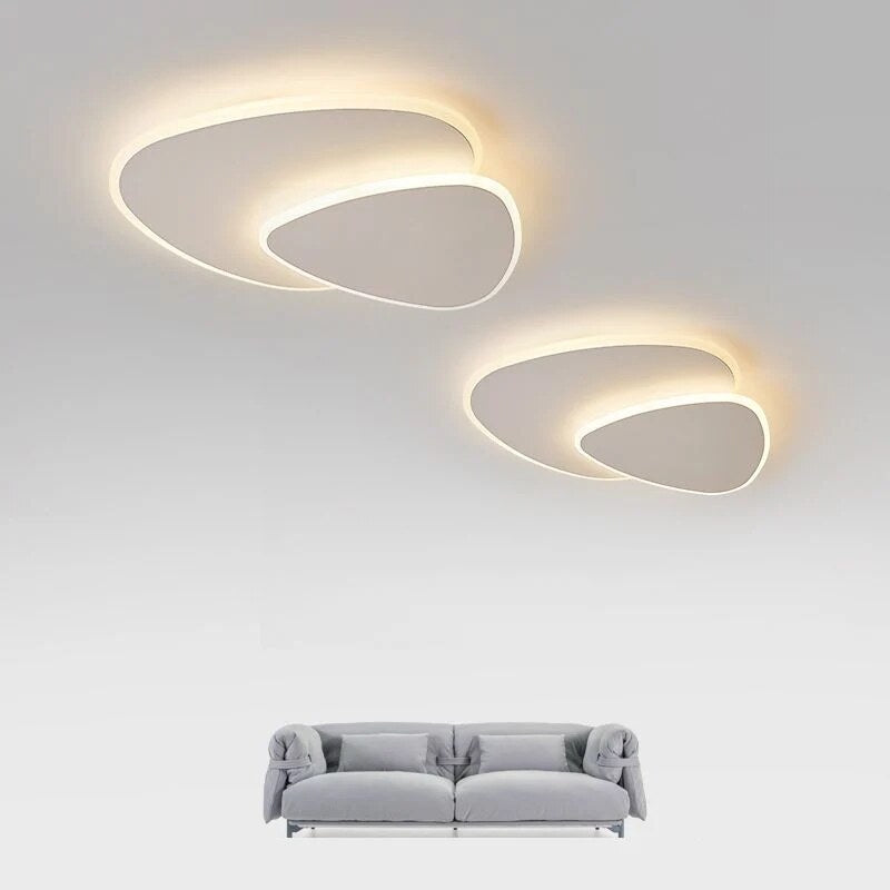 Plafonnier – lustre blanc moderne pour salon et chambre