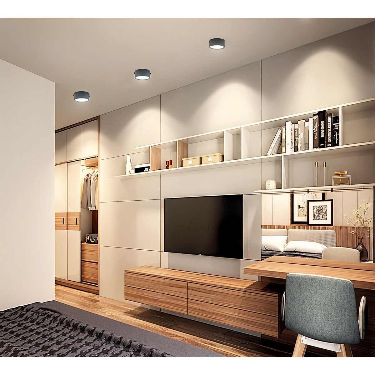 Plafonnier minimaliste épuré – applique plafond design