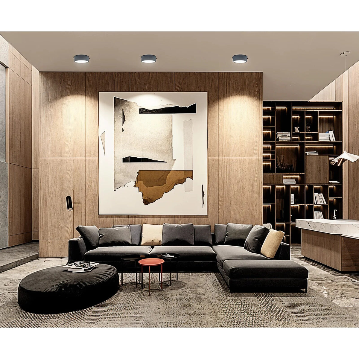 Plafonnier minimaliste épuré – applique plafond design