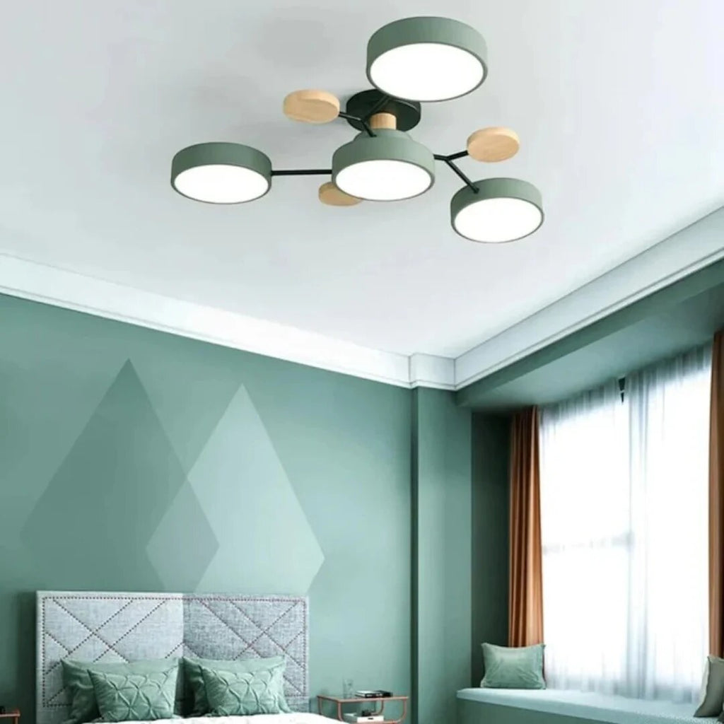 Plafonnier rond semi-encastré – design moderne épuré