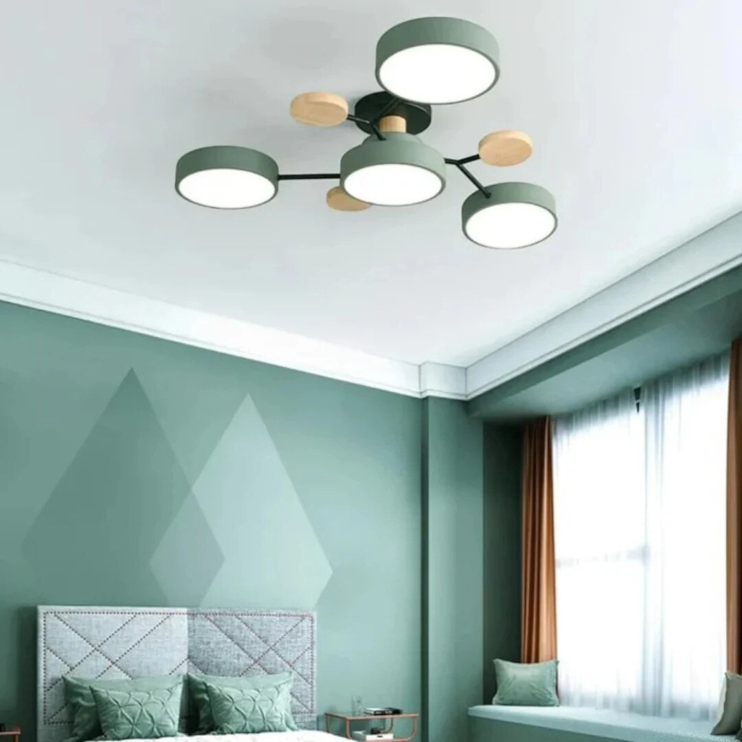 Plafonnier rond semi-encastré – design moderne épuré