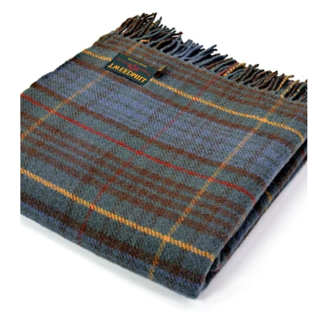 Plaid Écossais Antique – Pure laine tissée en Angleterre