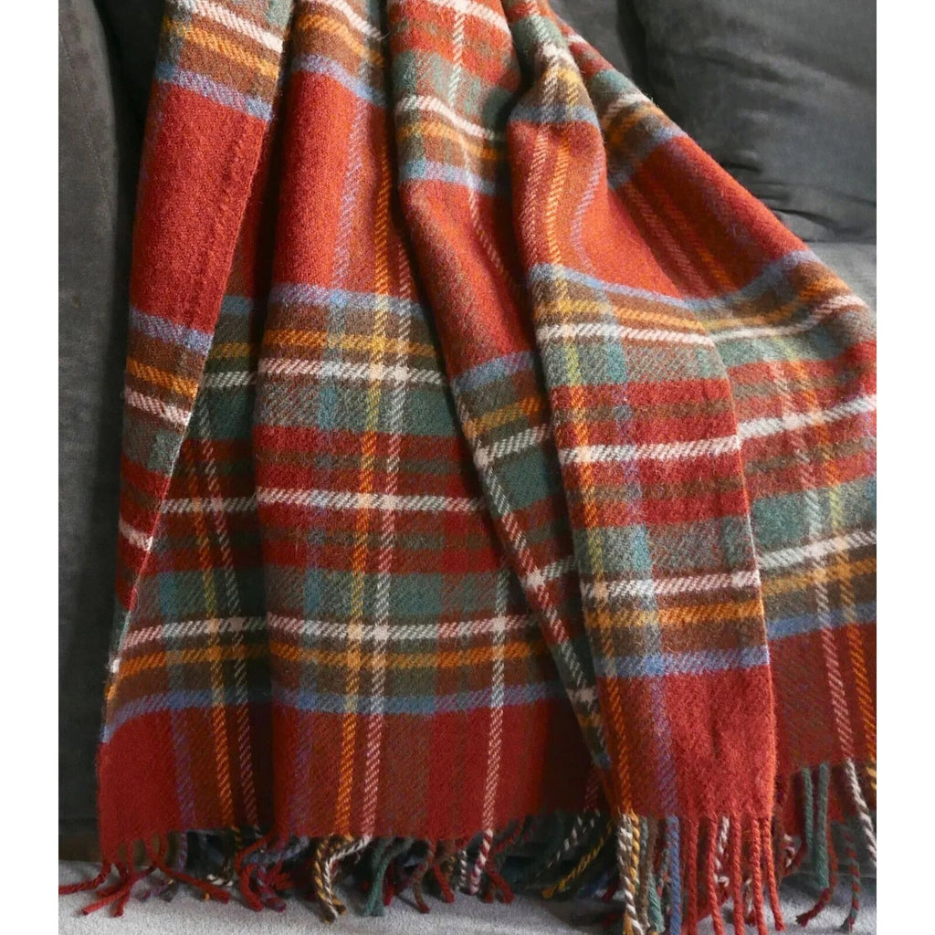 Plaid écossais Antique Royal Stewart – pur laine tissé