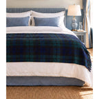 Plaid écossais Black Watch – pure laine, tissé en Angleterre