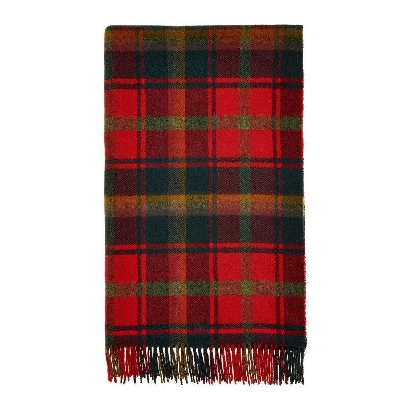 Plaid écossais tartan – laine mérinos pure et confortable