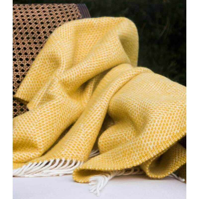 Plaid en laine pure – Jeté de canapé chaud et douillet