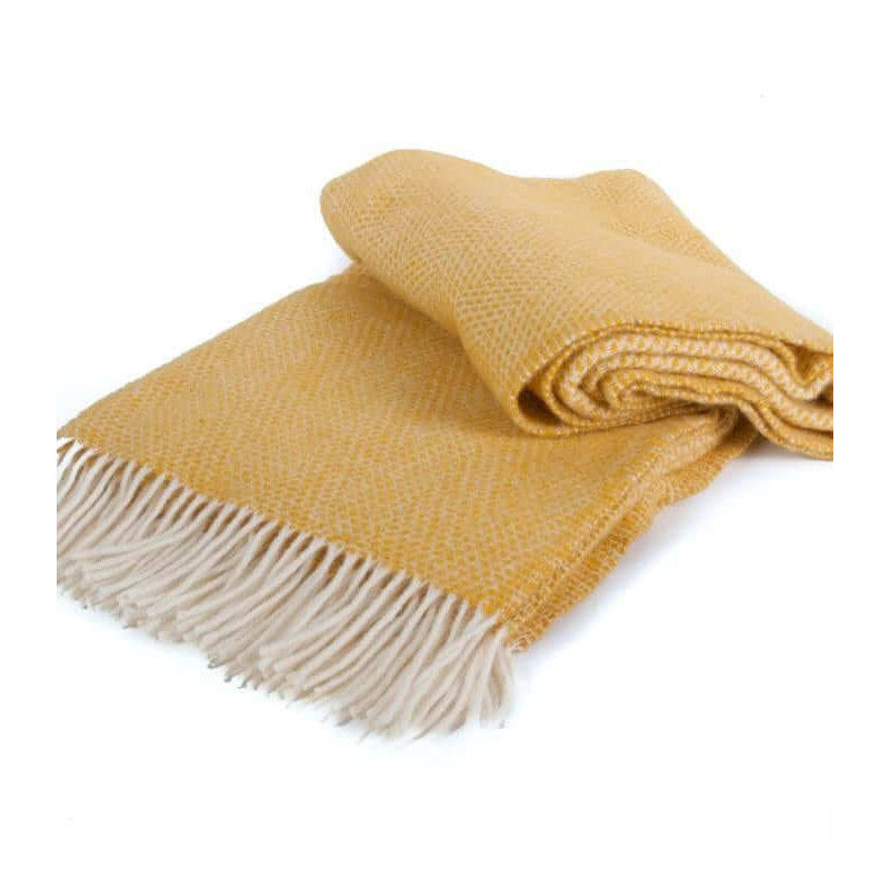 Plaid en laine pure – Jeté de canapé chaud et douillet