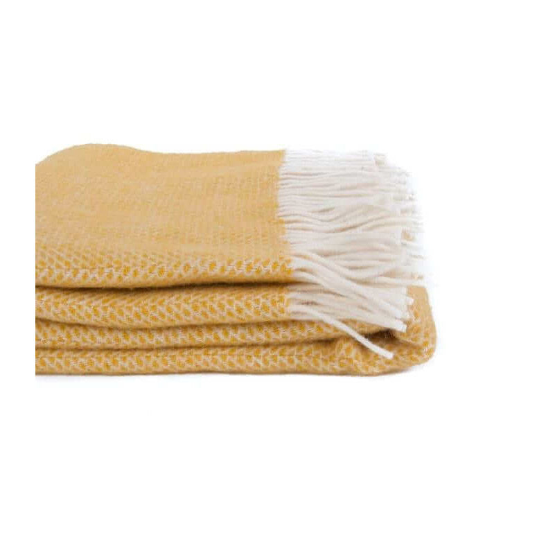 Plaid en laine pure – Jeté de canapé chaud et douillet
