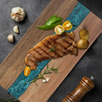 Planche à découper et plateau apéro – acacia avec résine