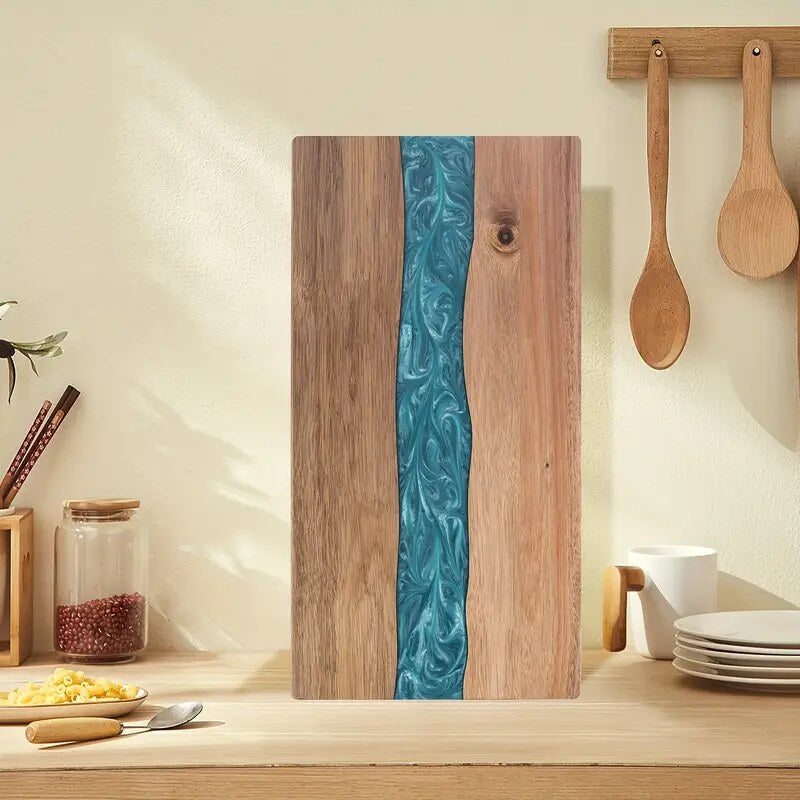 Planche à découper et plateau apéro – acacia avec résine