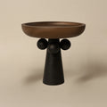 Plateau bois sculptural – Piédestal pour bougies et bijoux