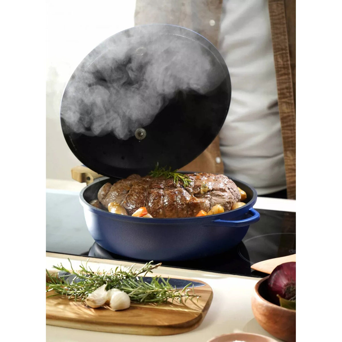 Poêle multifonctions – sauteuse, cocotte et friteuse