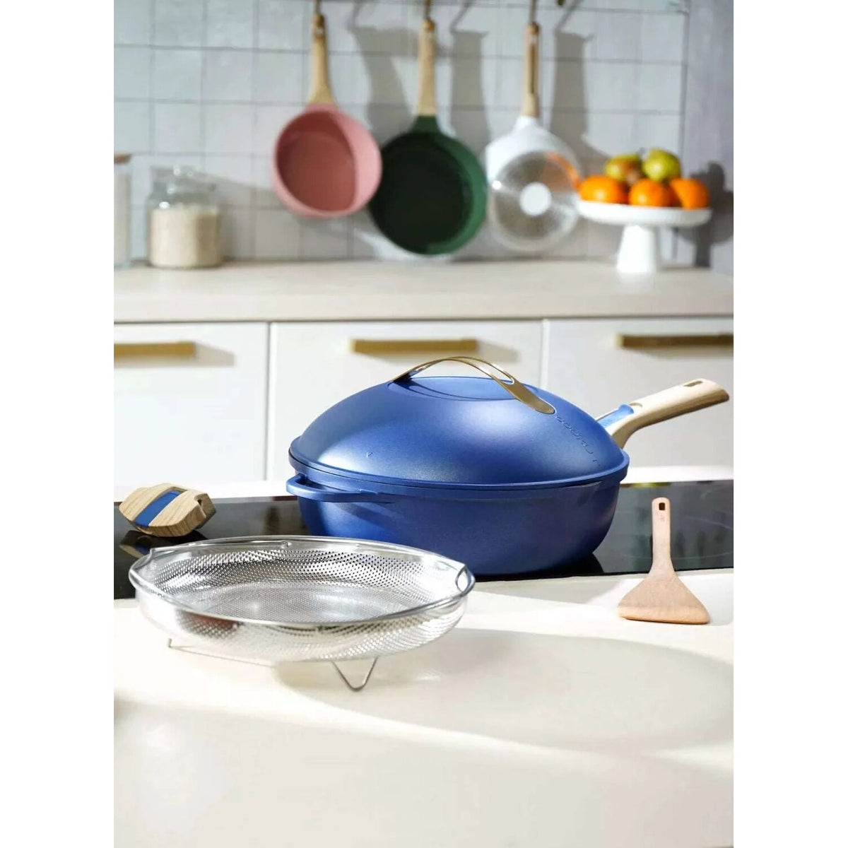 Poêle multifonctions – sauteuse, cocotte et friteuse