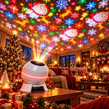 Projecteur de Noël – décoration lumineuse avec motifs animés