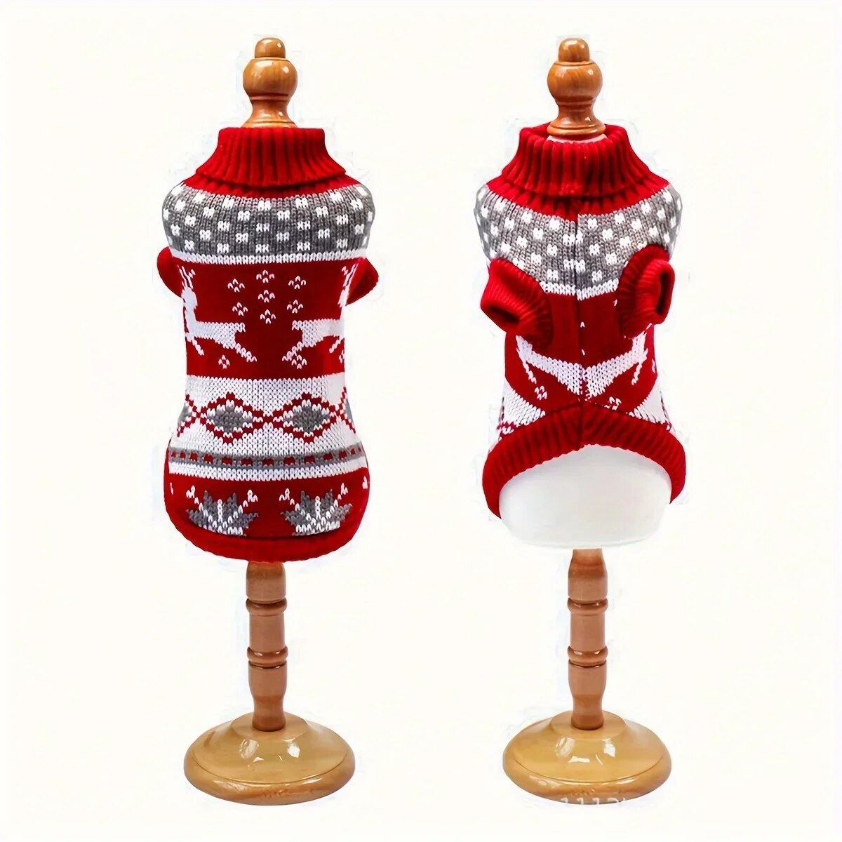 Pull de Noël pour chien – maille acrylique, intérieur et extérieur