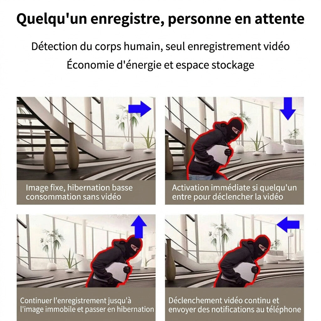 Rasoir avec caméra WiFi – surveillance discrète à distance