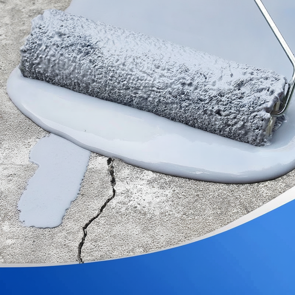 Revêtement polyuréthane étanche appliqué au rouleau