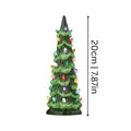 Sapin de Noël lumineux en céramique – LED et minuterie