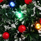 Sapin lumineux solaire de noël – éclairage jardin multicolore