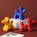 Sculpture Chien Ballon – Figurine Décorative en Résine