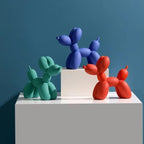 Sculpture Chien Ballon – Figurine Décorative en Résine