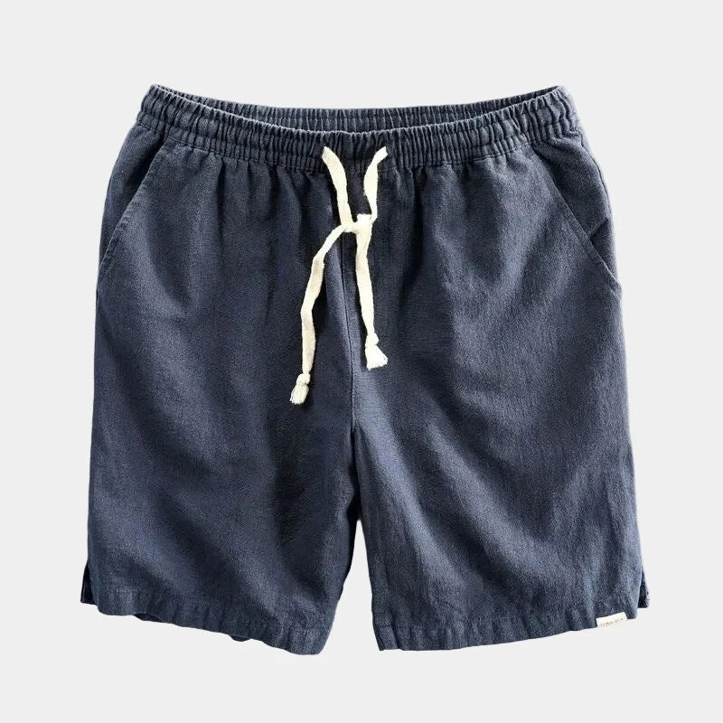 Short homme – coupe droite, taille élastique, poches