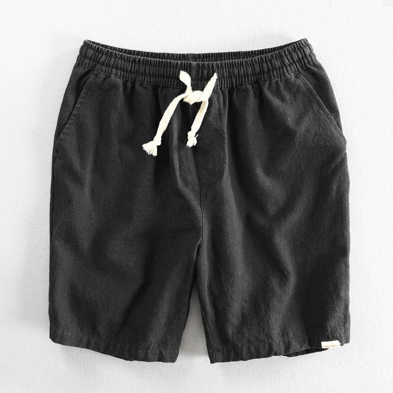 Short homme – coupe droite, taille élastique, poches