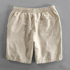 Short homme – coupe droite, taille élastique, poches