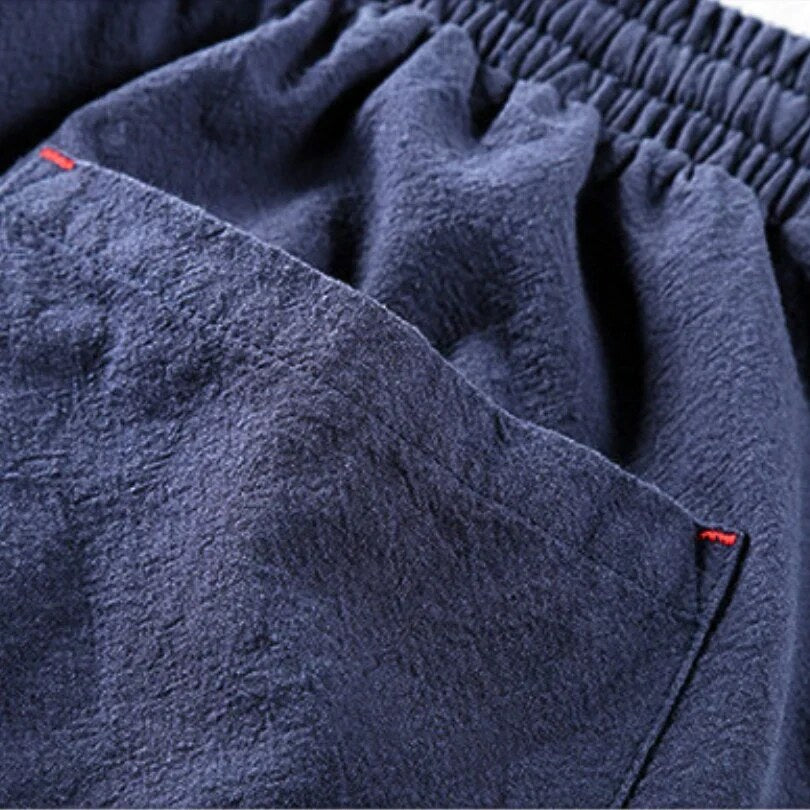 Short homme – coupe droite, taille élastique, poches