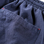 Short homme – coupe droite, taille élastique, poches