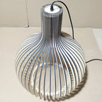 Suspension bois naturel – luminaire vintage réglable