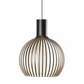 Suspension bois naturel – luminaire vintage réglable