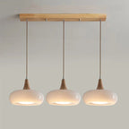 Suspension Charlotte – luminaire suspendu bois et verre