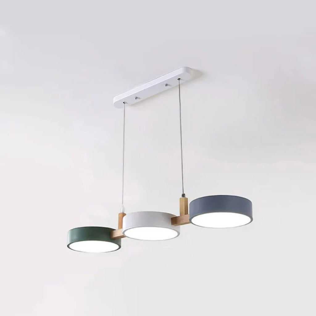 Suspension luminaire – Cylindres métalliques style scandinave