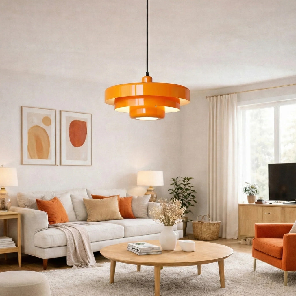 Suspension luminaire – design scandinave métal laqué