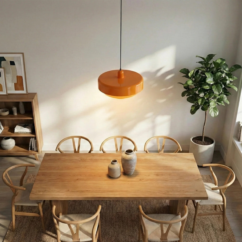 Suspension luminaire – design scandinave métal laqué
