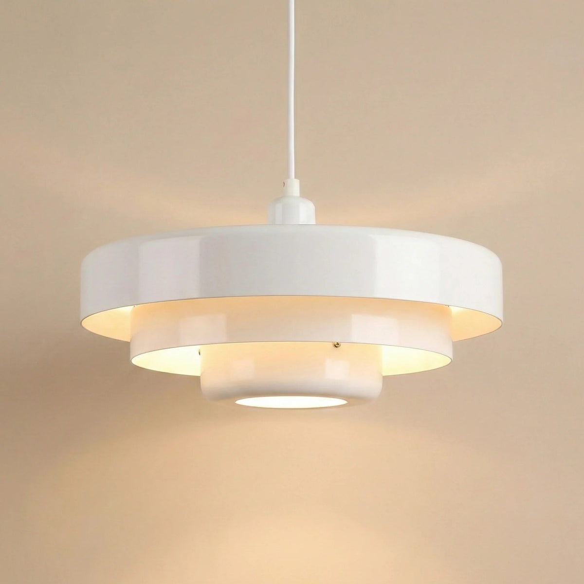 Suspension luminaire – design scandinave métal laqué