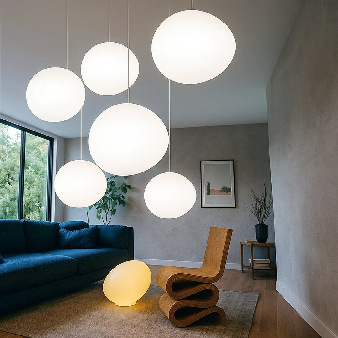 Suspension luminaire – design sphérique et minimaliste