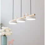 Suspension Oiseau – Luminaire dimmable design métal bois