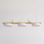 Suspension Oiseau – Luminaire dimmable design métal bois