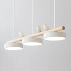 Suspension Oiseau – Luminaire dimmable design métal bois