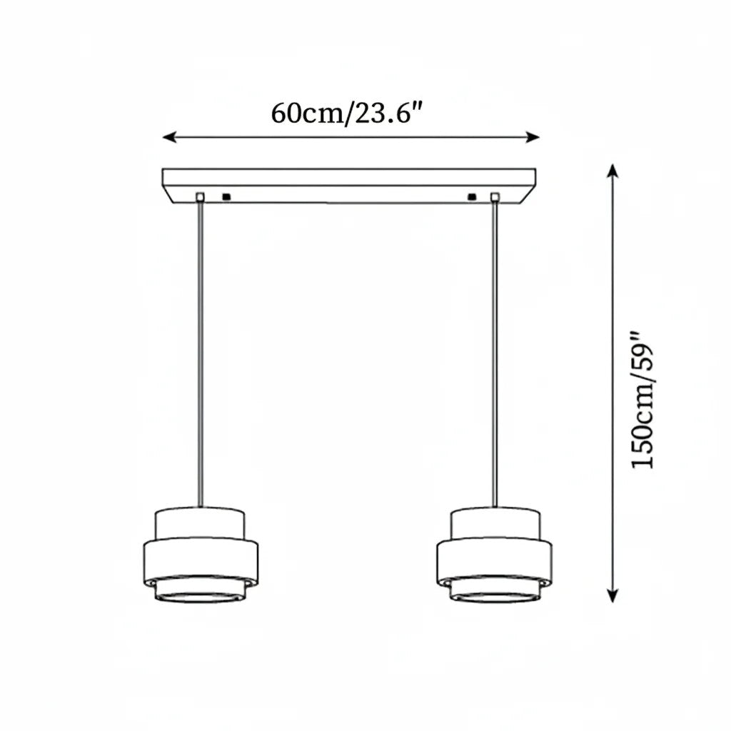 Suspension Perra – abat-jour en travertin avec cadre en bois