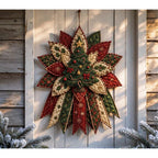 Tableau de Noël à fabriquer – pièces de tissu à assembler