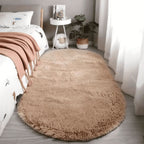 Tapis Ovale Antidérapant – Pluche Douillette pour Chambre