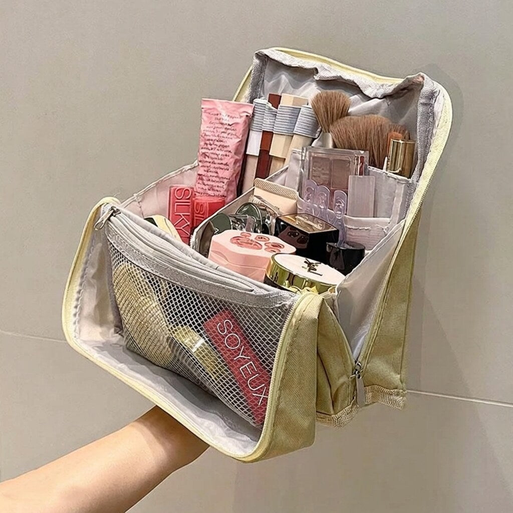 Trousse maquillage – organisateur compartimenté imperméable