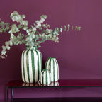 Vase rayé Riviera – céramique artisanale, cinq coloris