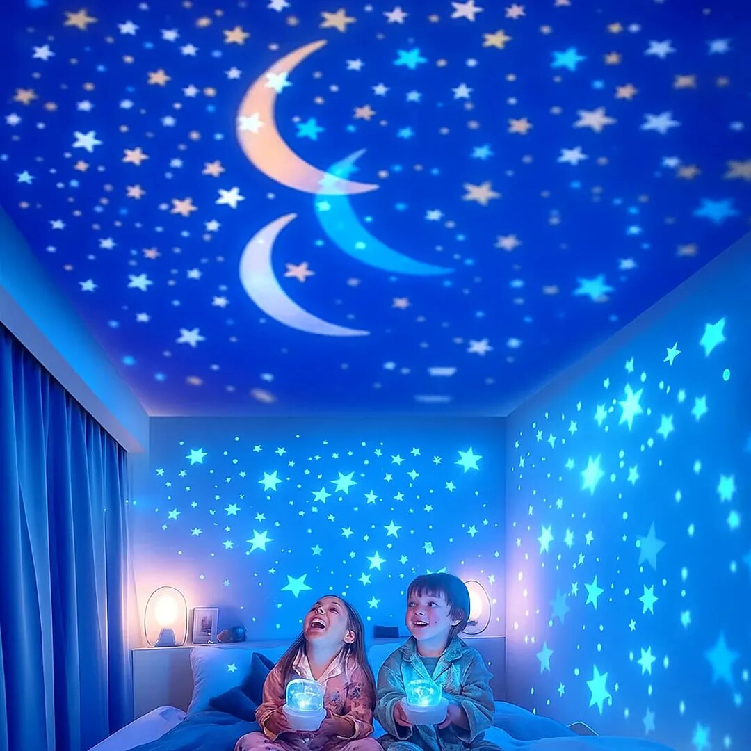 Veilleuse à projection – motifs lumineux sur le plafond