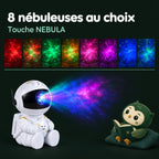Veilleuse Astronaute – Projecteur d'étoiles et galaxie
