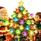 Veilleuse de Noël – luminaire strassé avec Père Noël